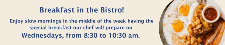 Breakfast on Wednesdays at BH