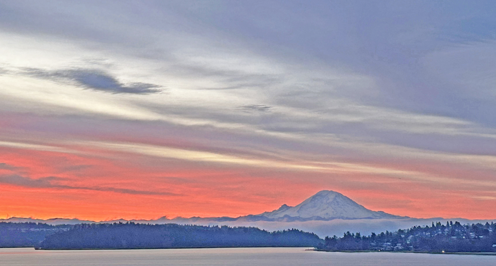 Seward Park and Mount Rainier