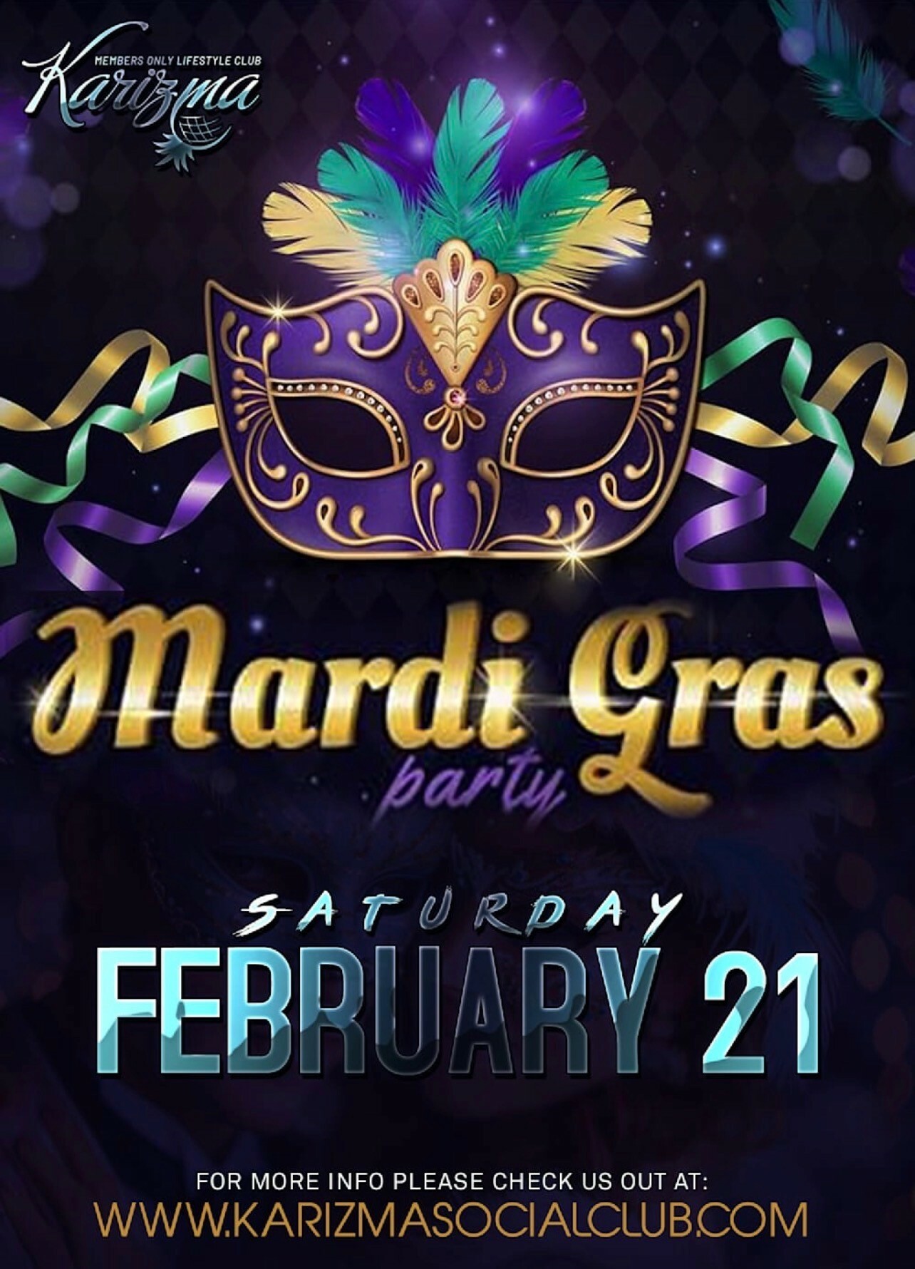 Event February 21 - Mardi Gras