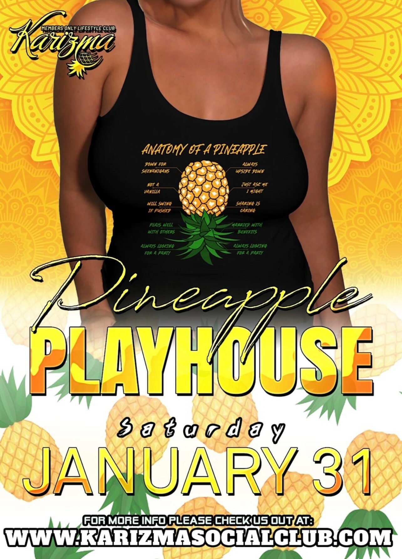 Event January 31 - Pineapple Party