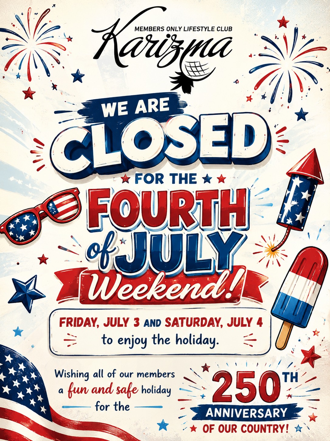 Closed July 4