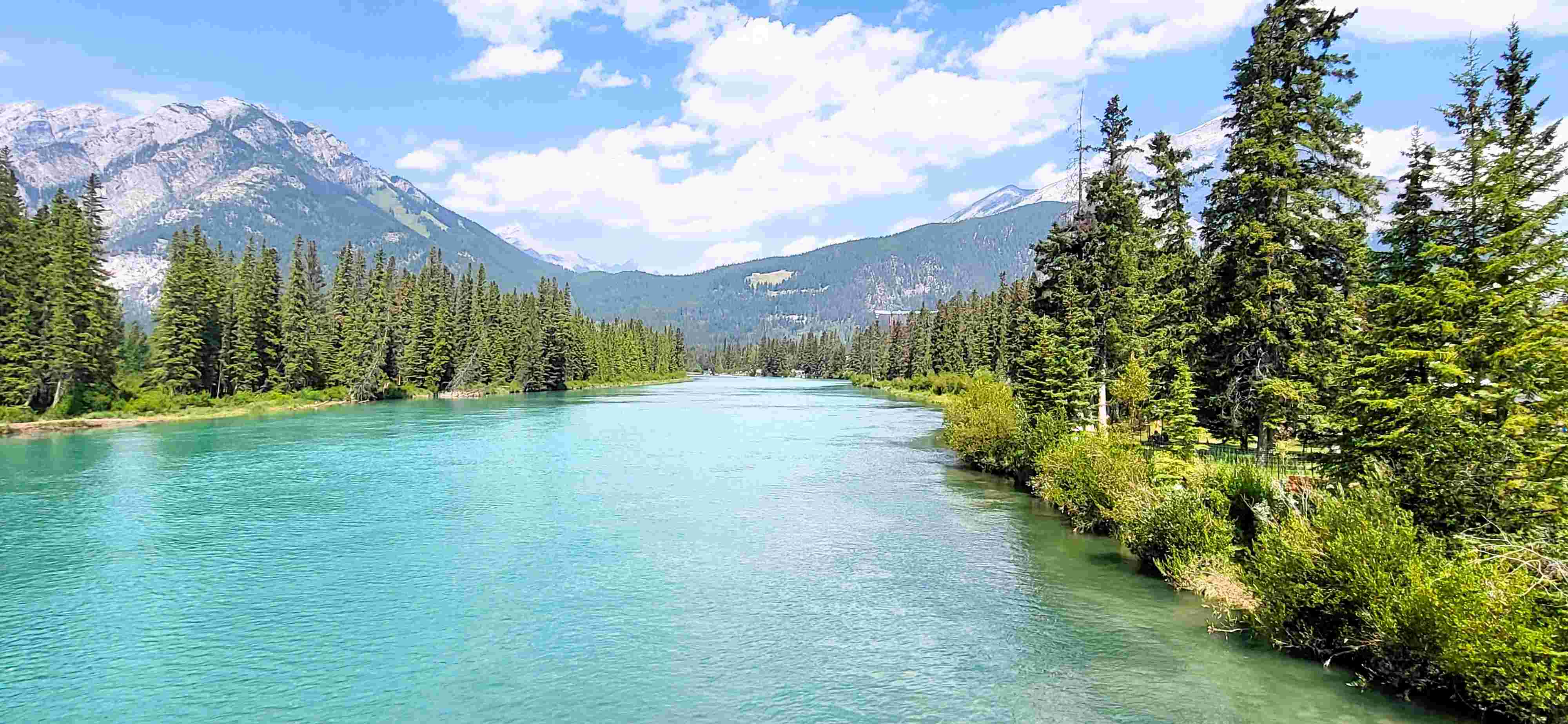 Cycling the Legacy Trail from Canmore to Banff - River View - 2026 July 29th
