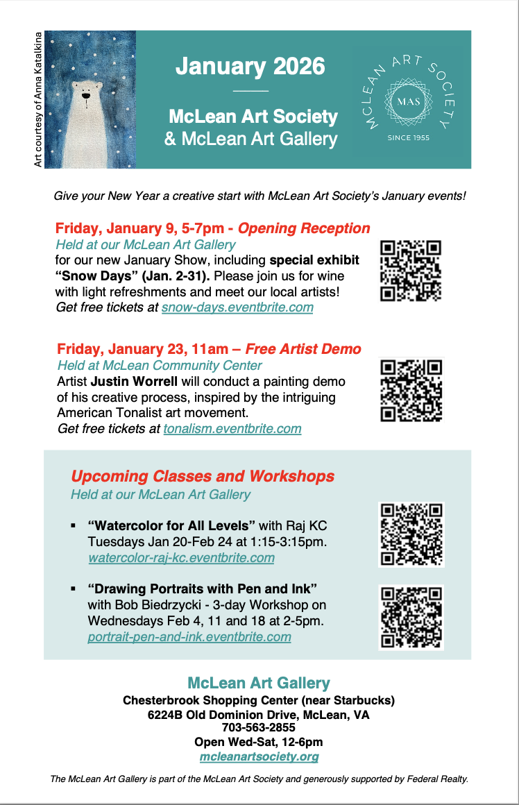 Art Gallery January Flyer