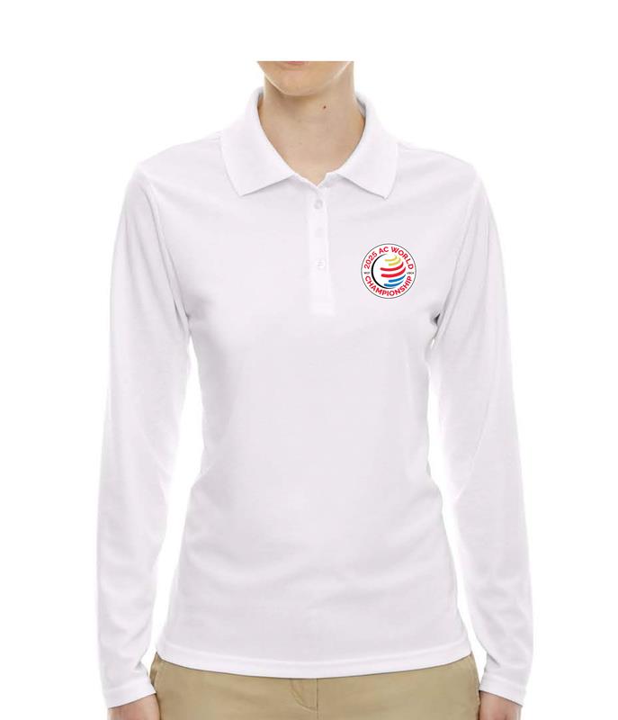 AC Worlds Long Sleeve Polo - Ladies