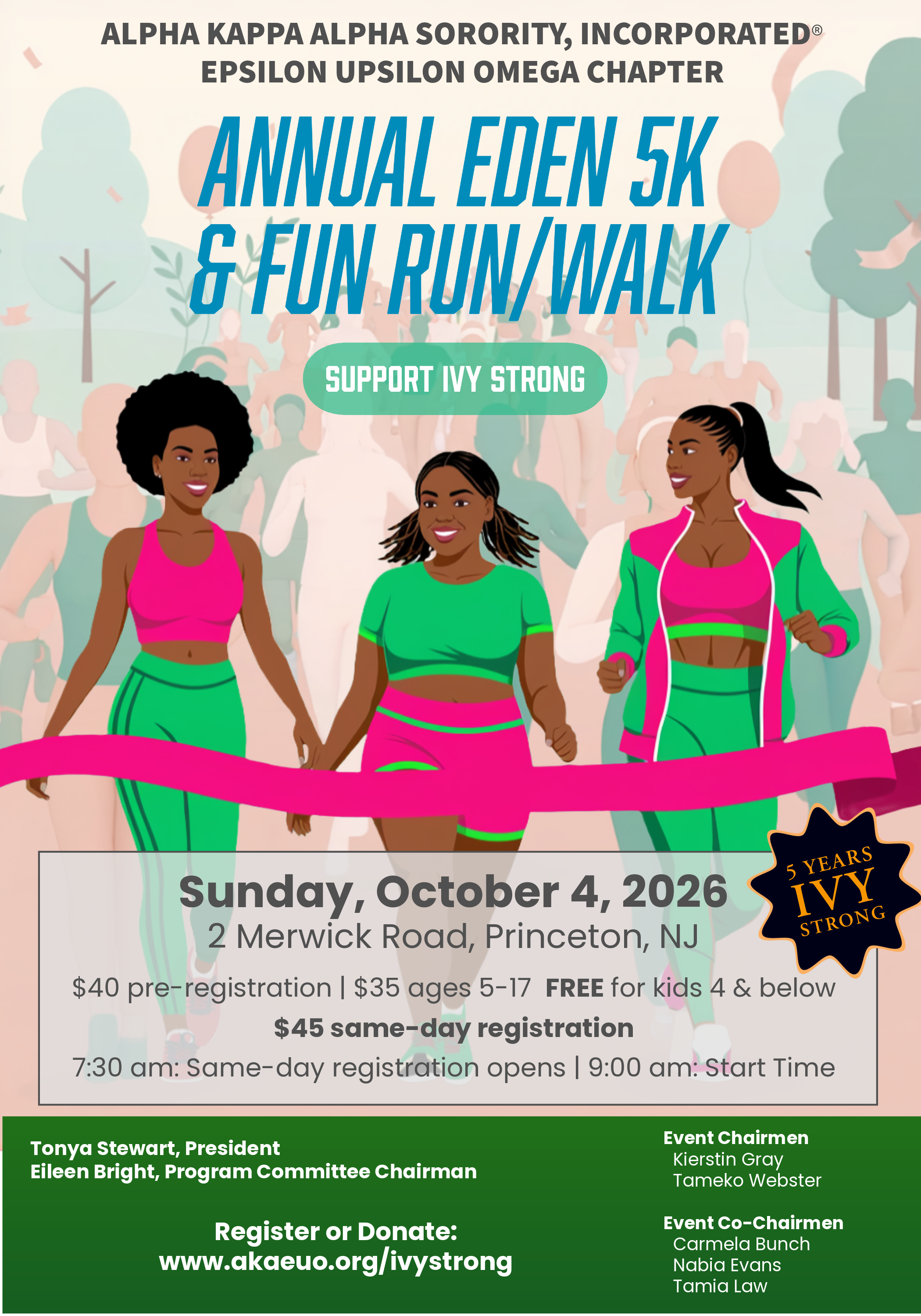 Eden 5k Fun Run Walk - 2026 Flyer