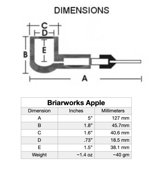 Slow Smoke pipe dimensions