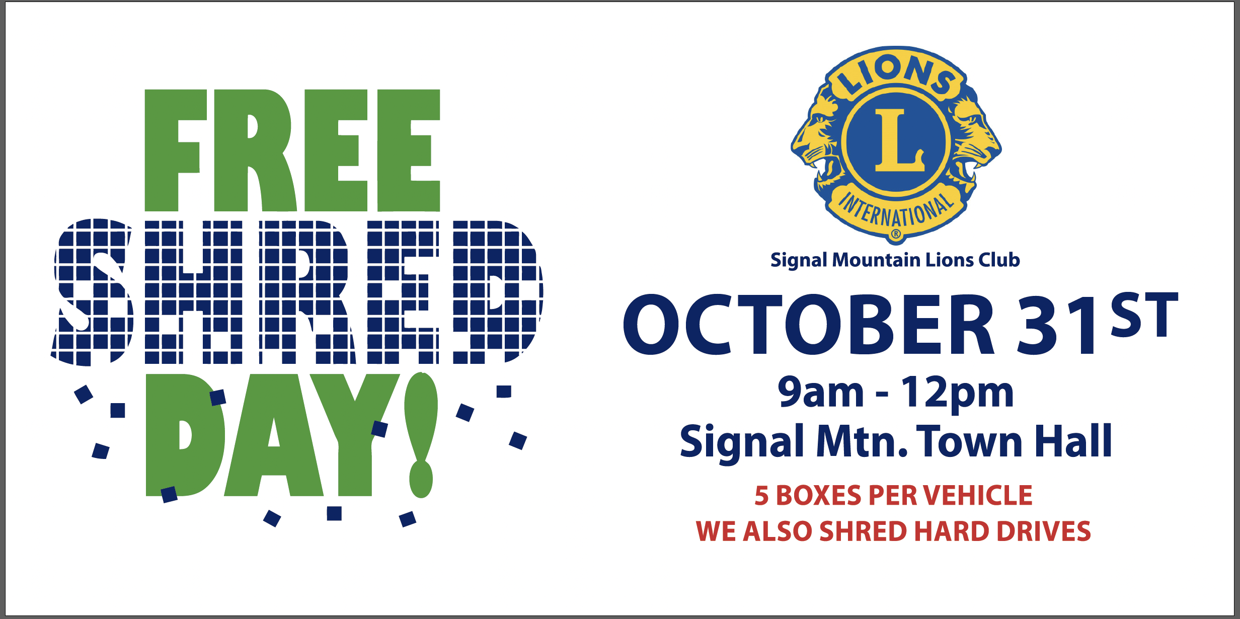 Shred Day Oct 2026