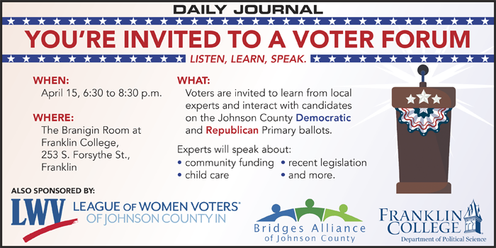 2026 Voters Forum House Ad