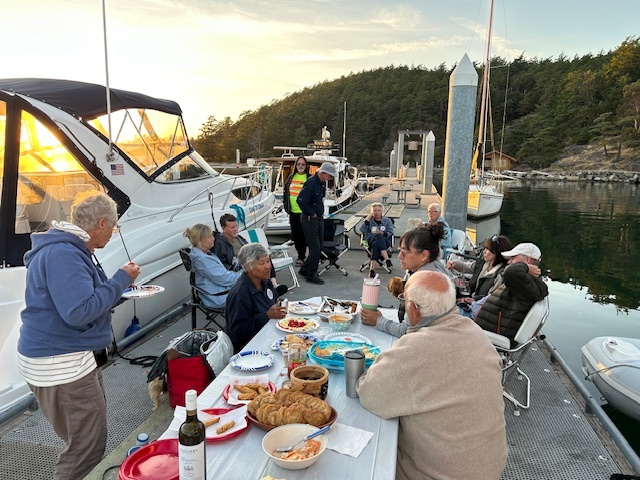 Appies on the Dock - Fossil Bay, Sucia Is.2025