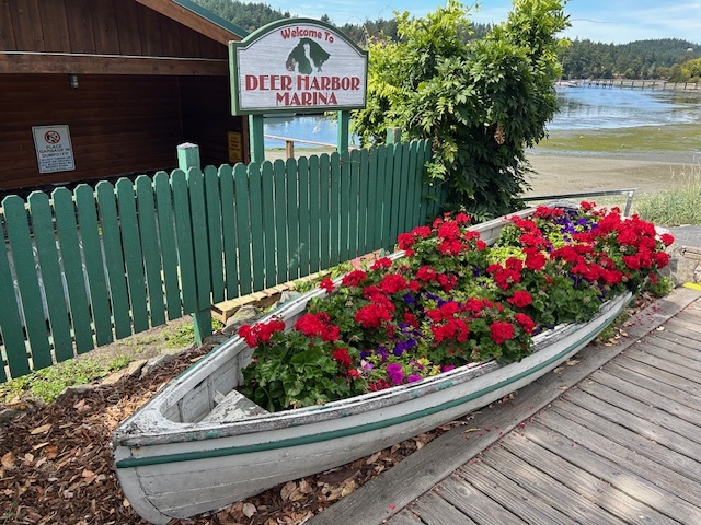 Deer Harbor Marina Sign 2025