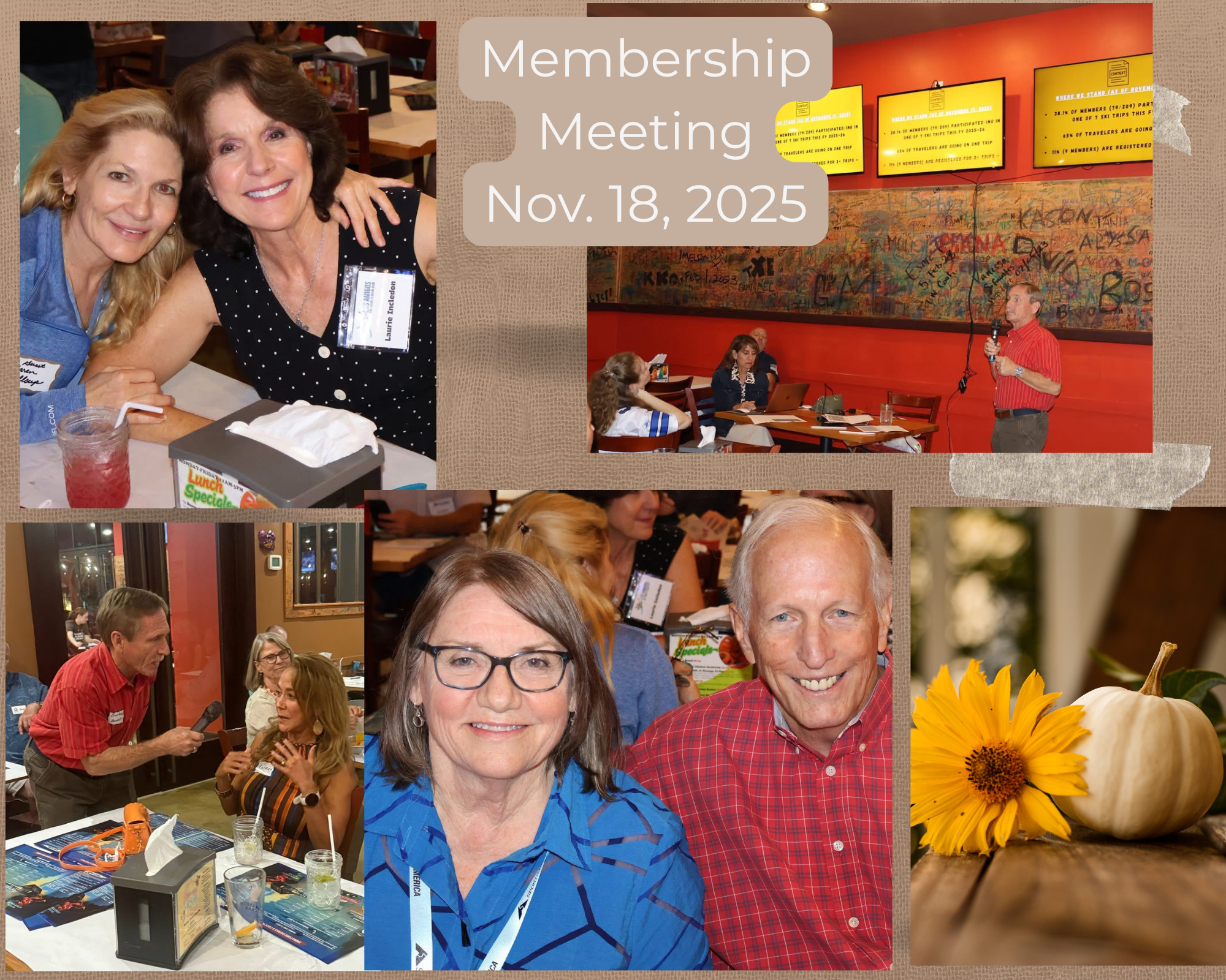 Membership Meeting photo collage
