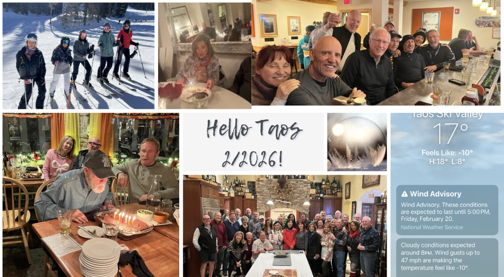 Taos Ski Valley post trip collage