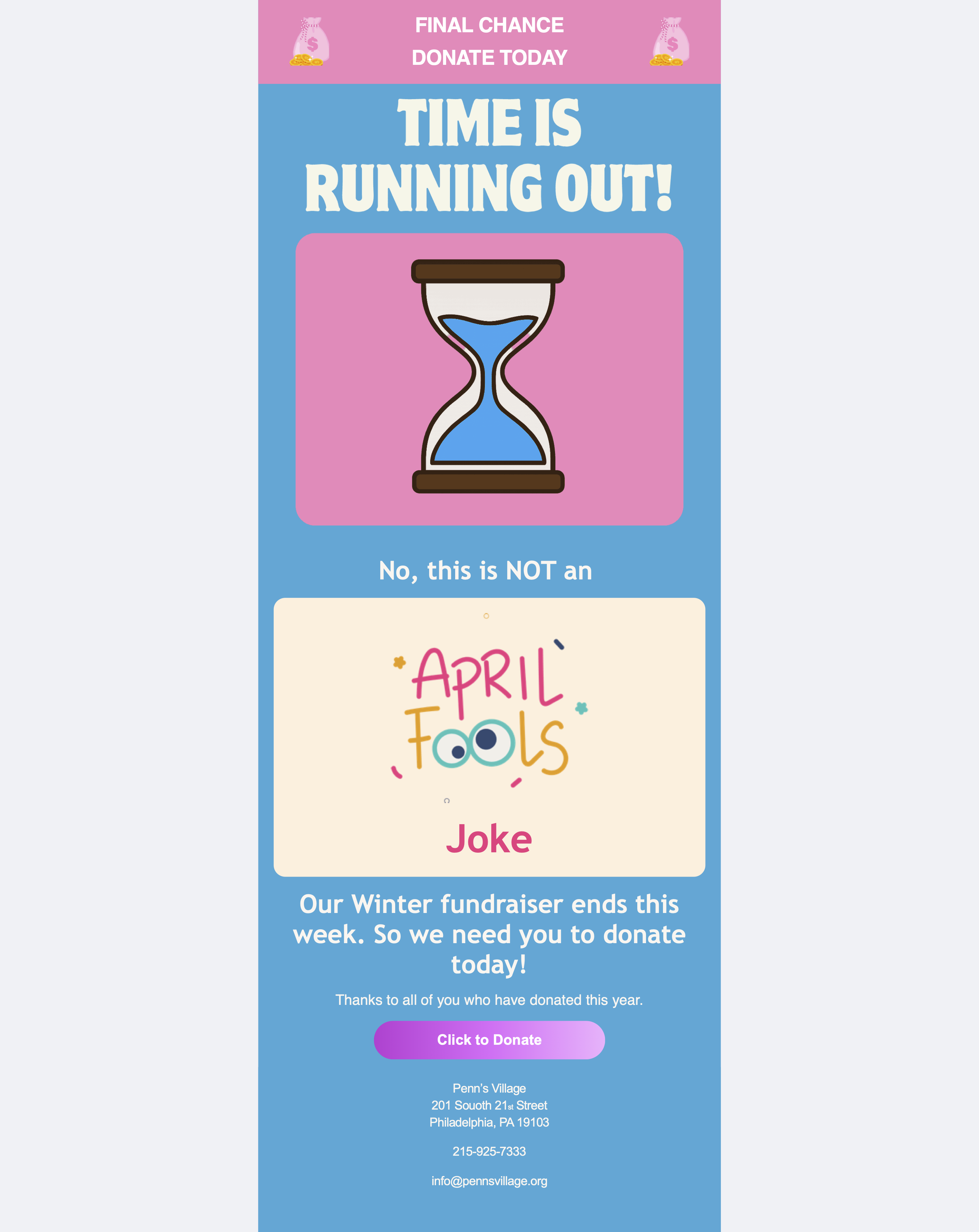 Time’s Running Out