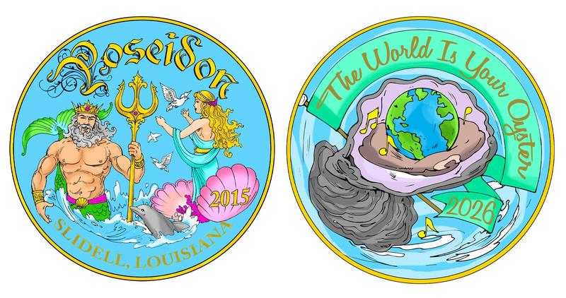 T NEW 2026 Cloisonne Coin 1 pc