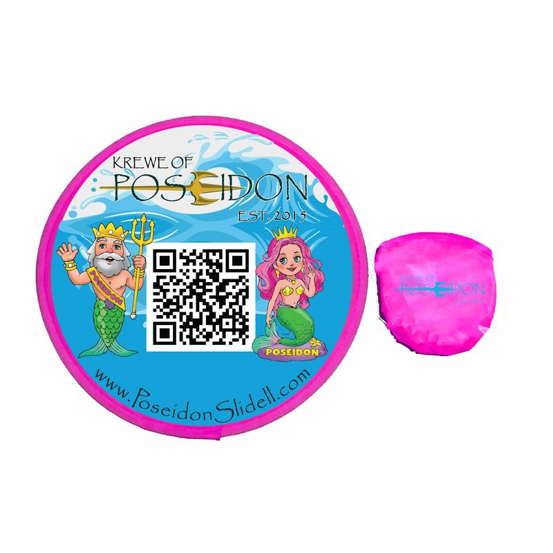 T NEW Poseidon Frisbees/Fans 1 dz