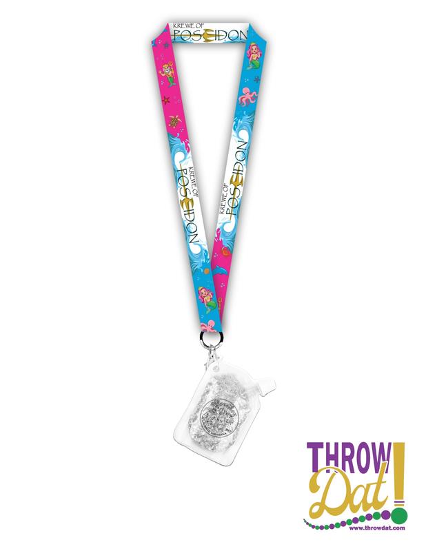 T Body Glitter on Custom Lanyards 6 pcs.