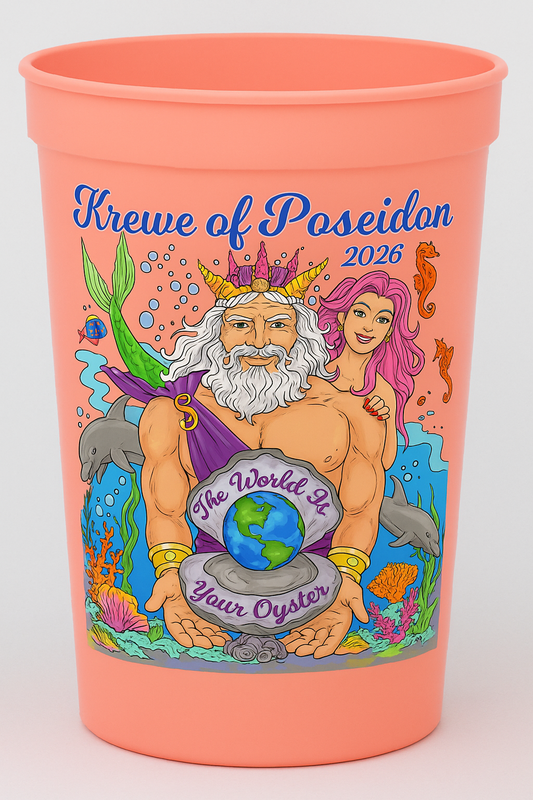 T NEW Krewe Cups 22 oz 100pcs