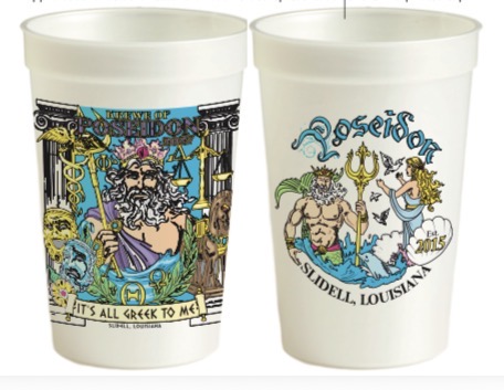 T NEW Krewe Cups 22 oz 100pcs