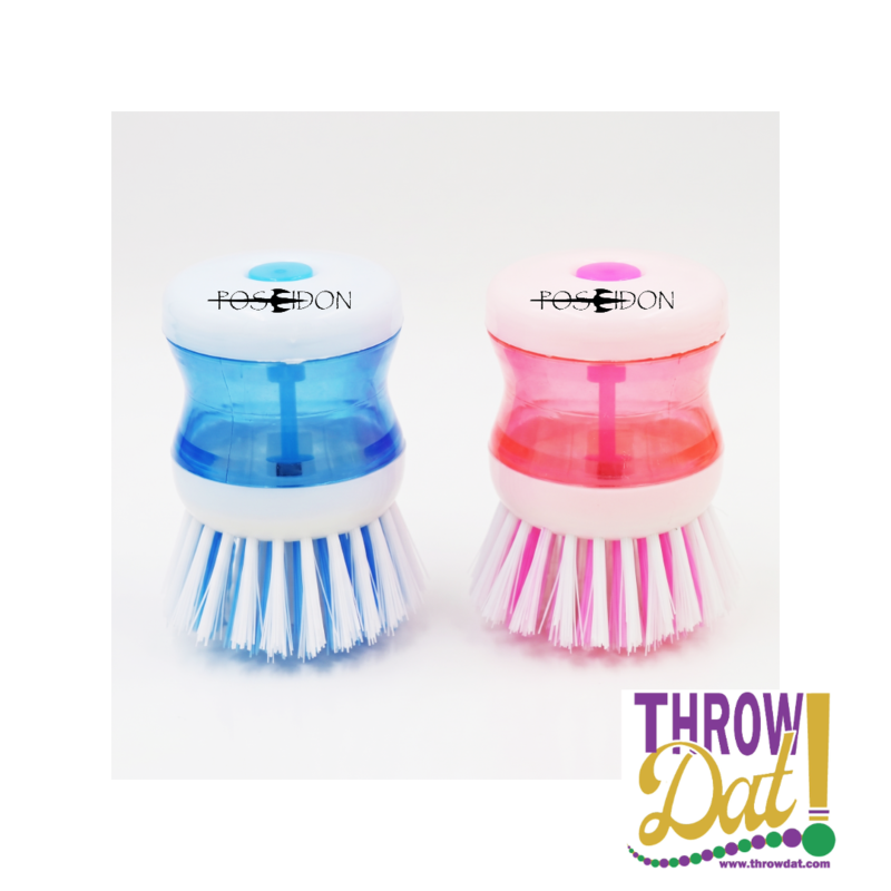 T NEW PINK & BLUE SCRUB BRUSHES