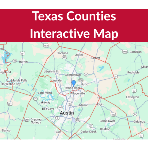 Texas Counties Interactive Map