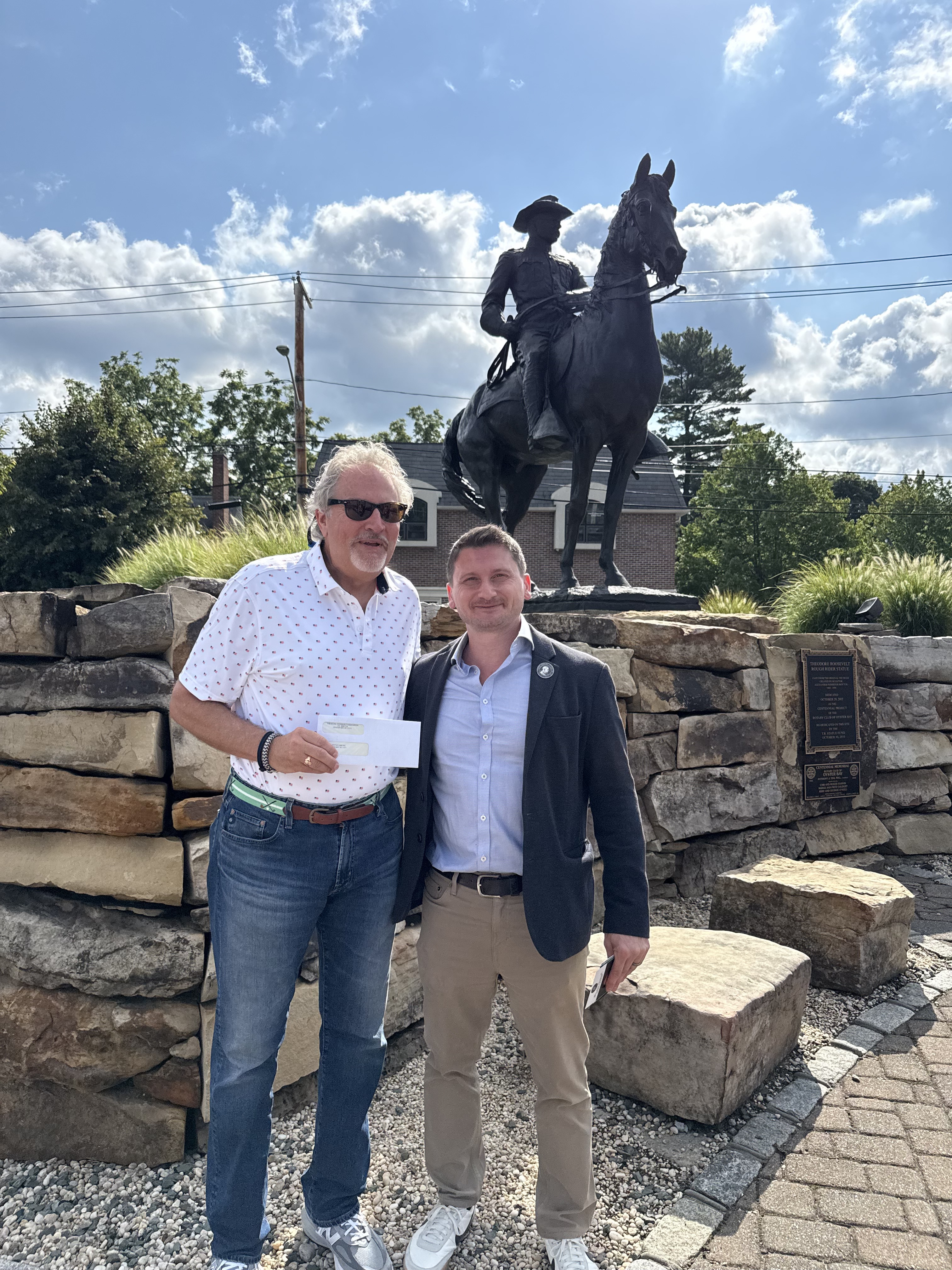 TRA Contributes $1,500 to TR Statue Fund