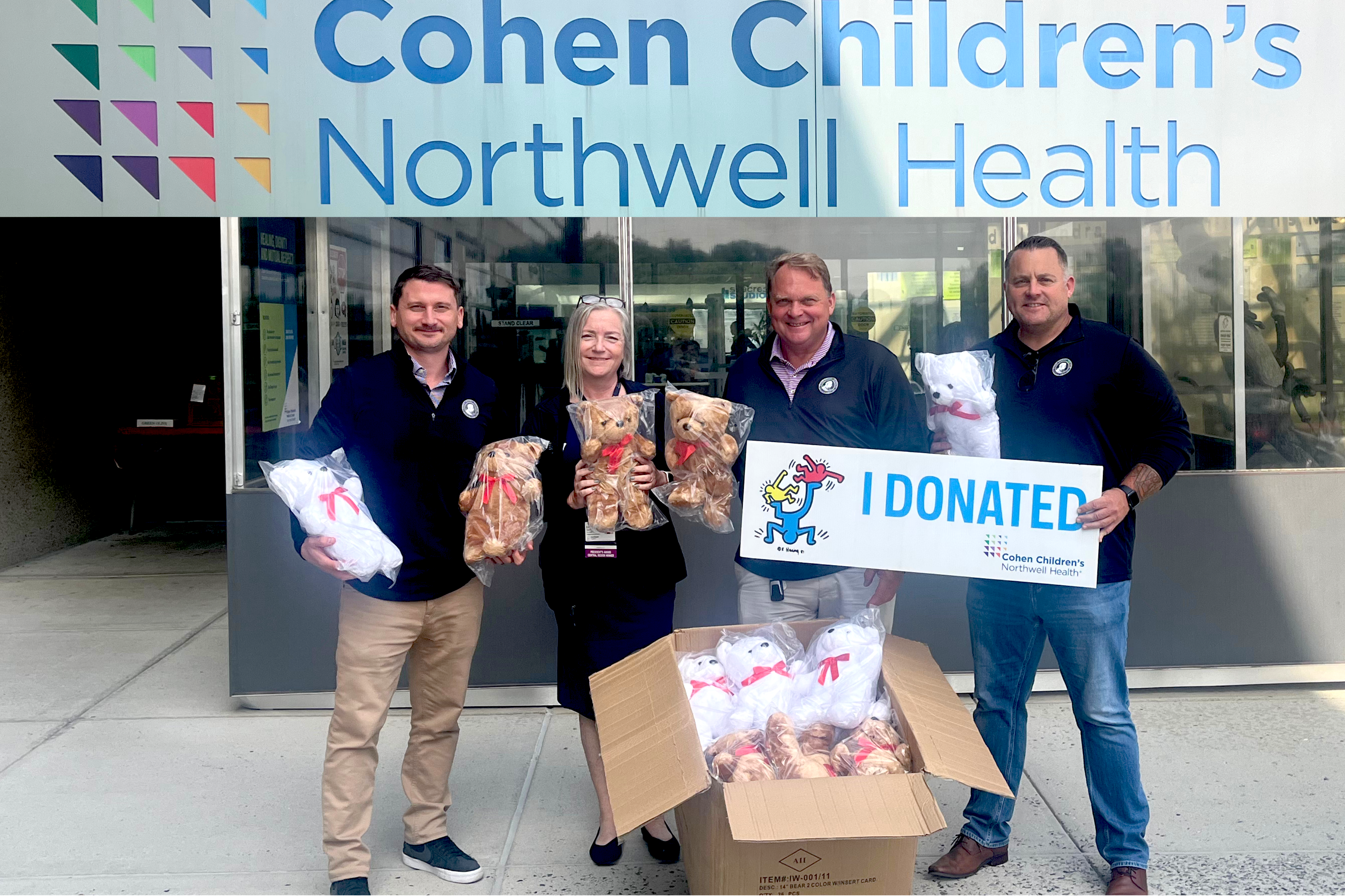 Theodore Roosevelt Association Delivers Comfort on National Teddy Bear Day at Cohen Children’s Medic