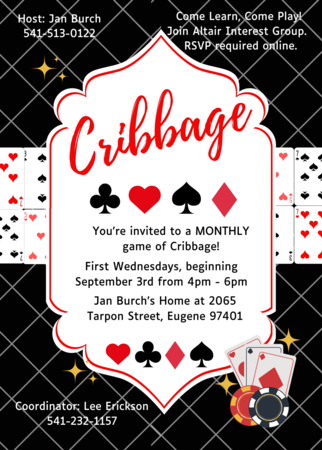 Cribbage Interest Group Flyer