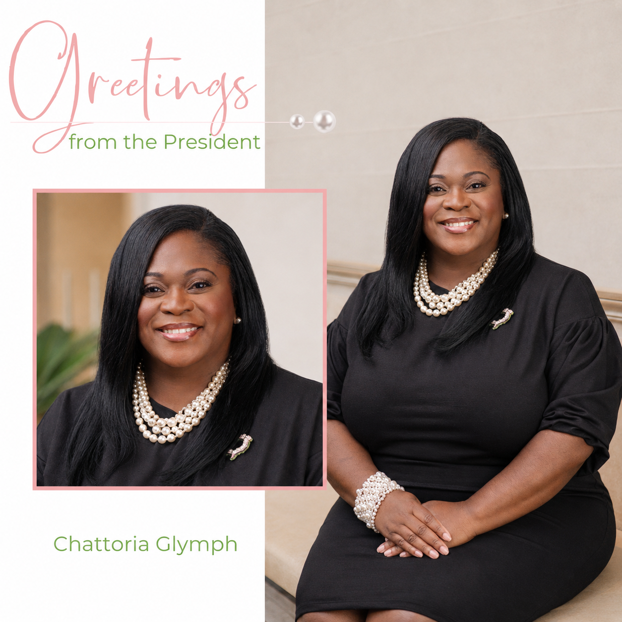 Greetings From Our President - Psi Pi Omega Chapter