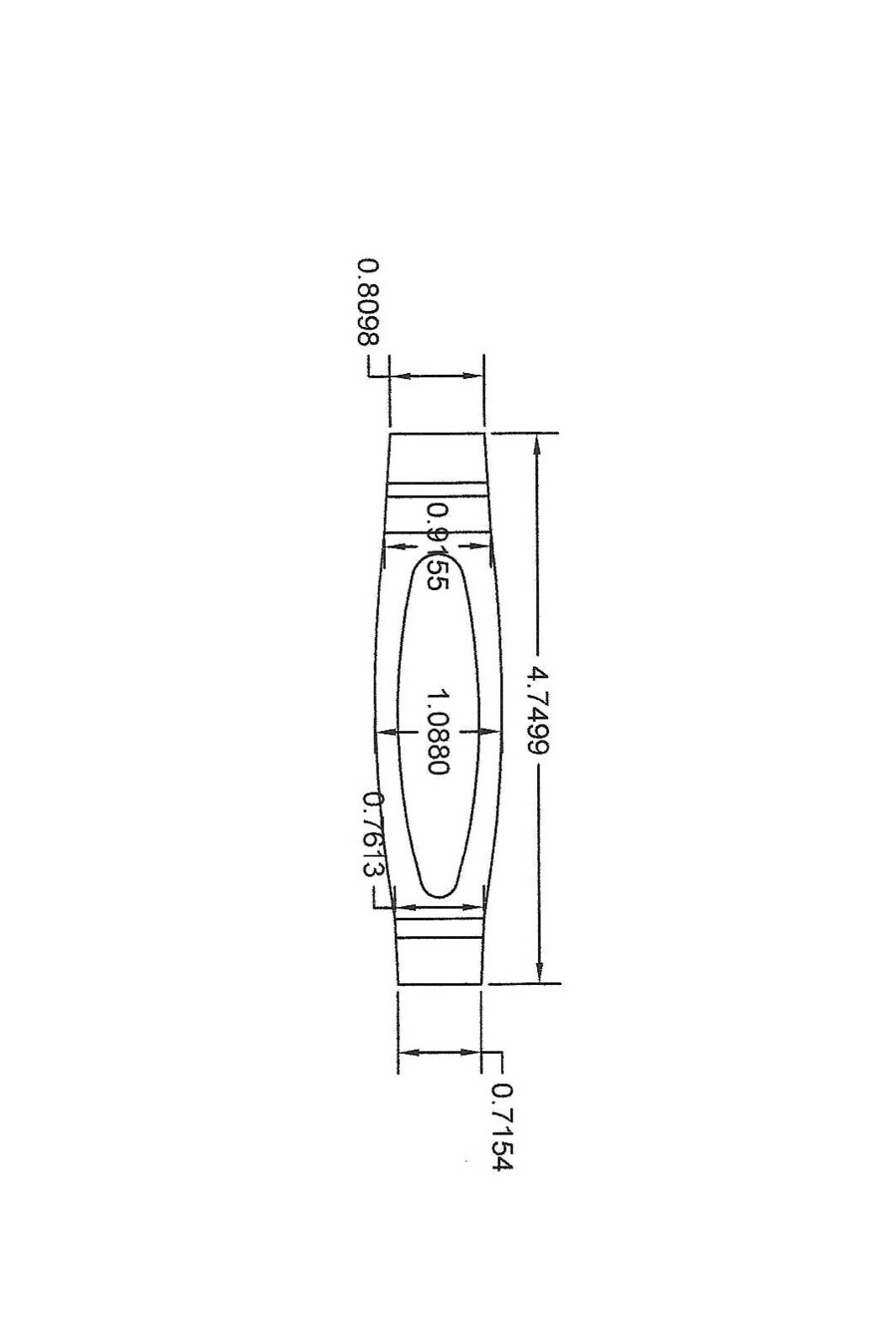 Bowie Knife Handle 4